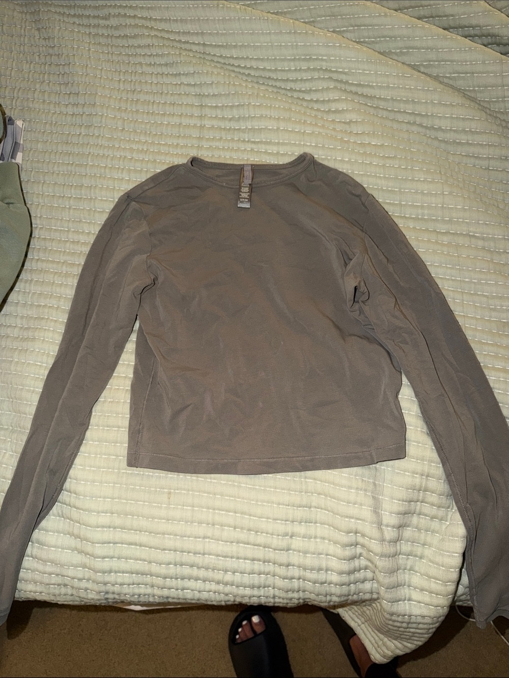 Skims Cropped Long Sleeve